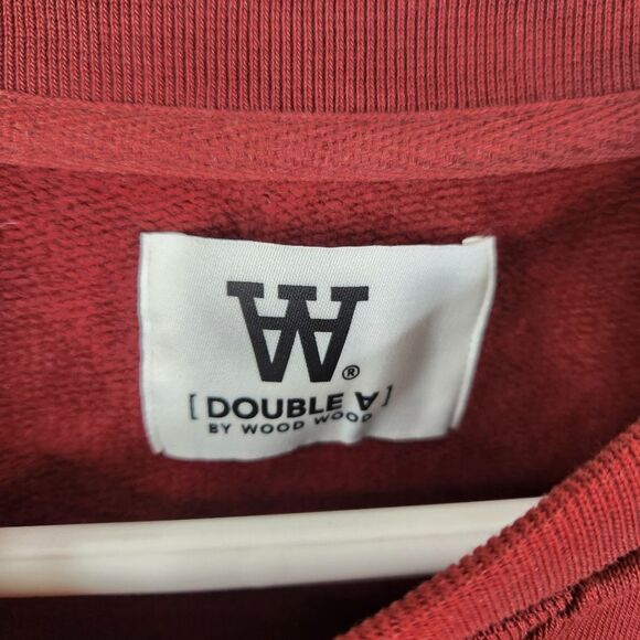 Double A By Wood Wood Crew Neck Pullover Tye Sweatshirt Large - Picture 5 of 7